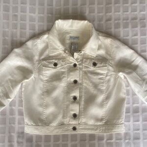 Linen Jacket Cream (Denim/Jean Jacket Style)